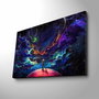 Wallity Lienzo Decorativo Iluminado con LEDs NASA-011 Multicolor
